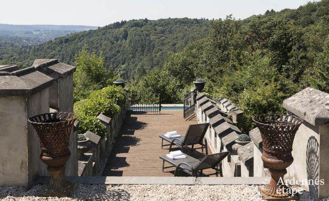 Kasteel voor 10 personen met zwembad en prachtig uitzicht te huur in Spa