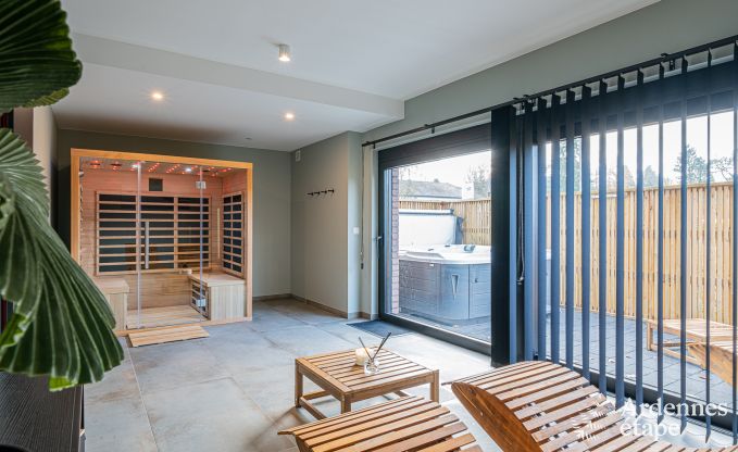 Luxeverblijf voor 10 personen met zwembad, jacuzzi, bij Spa en Francorchamps.