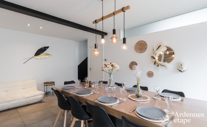 Ruime vakantiewoning voor 8 personen in Spa in de Ardennen: 4 slaapkamers, 2 badkamers en een priv�terras op 1 km van het stadscentrum.