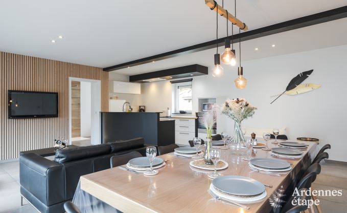 Ruime vakantiewoning voor 8 personen in Spa in de Ardennen: 4 slaapkamers, 2 badkamers en een priv�terras op 1 km van het stadscentrum.