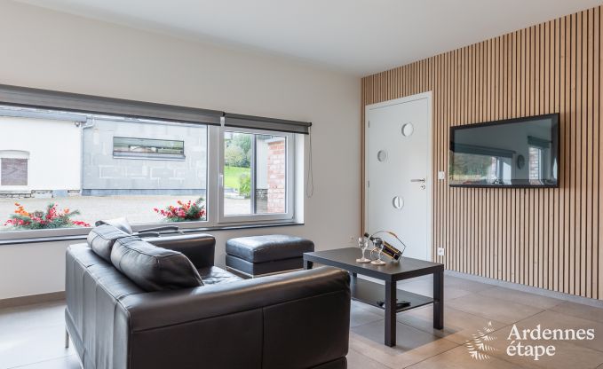 Ruime vakantiewoning voor 8 personen in Spa in de Ardennen: 4 slaapkamers, 2 badkamers en een priv�terras op 1 km van het stadscentrum.