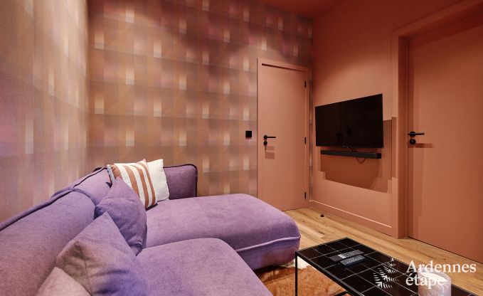 Charmante vakantiewoning in Spa met 2 slaapkamers, ontspanningsruimte en priv�terras met jacuzzi