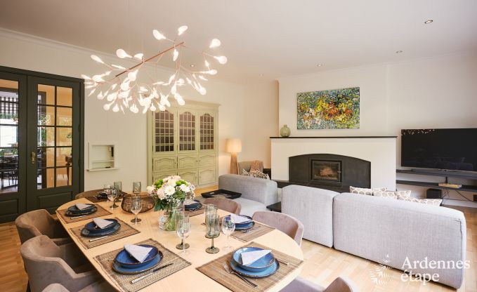 Luxe vakantiewoning in Spa voor 9 personen met 4 slaapkamers, 3 badkamers, sauna en infraroodcabine