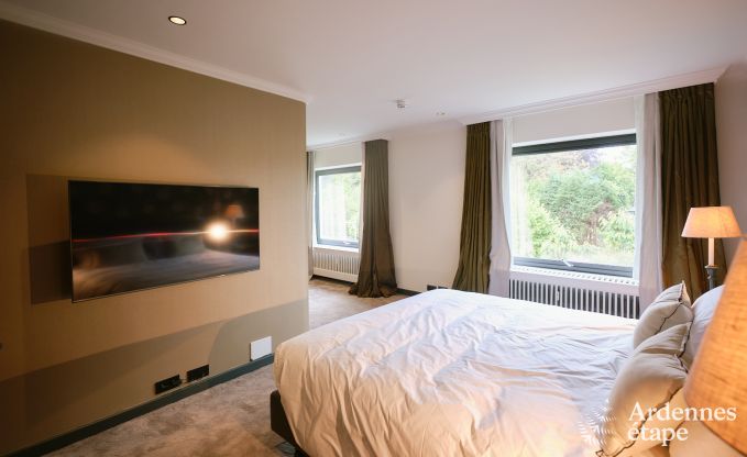 Luxe vakantiewoning in Spa voor 9 personen met 4 slaapkamers, 3 badkamers, sauna en infraroodcabine