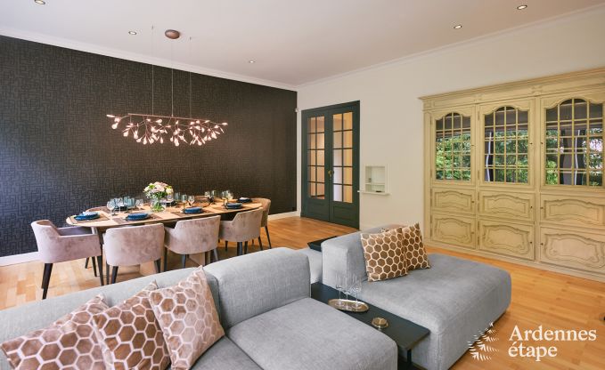 Luxe vakantiewoning in Spa voor 9 personen met 4 slaapkamers, 3 badkamers, sauna en infraroodcabine