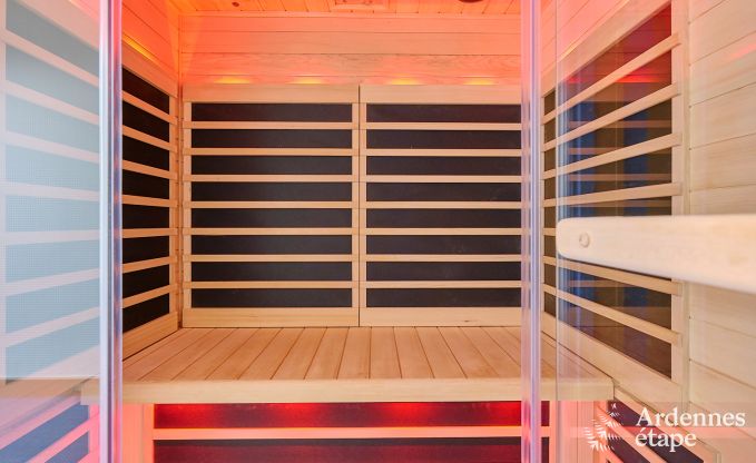 Luxe vakantiewoning in Spa voor 9 personen met 4 slaapkamers, 3 badkamers, sauna en infraroodcabine