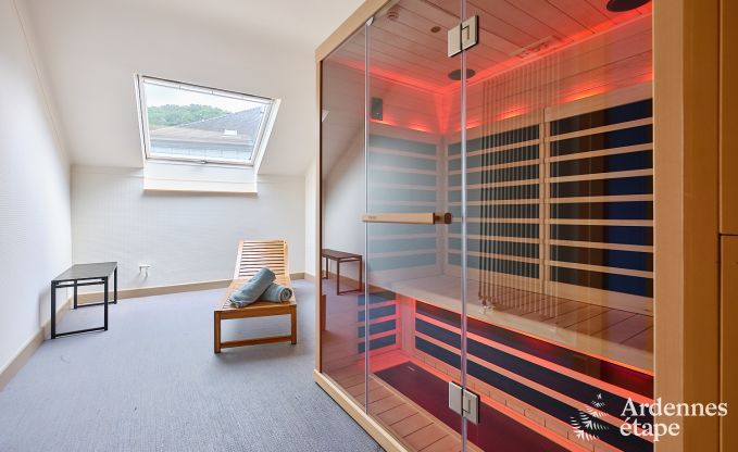 Luxe vakantiewoning in Spa voor 9 personen met 4 slaapkamers, 3 badkamers, sauna en infraroodcabine