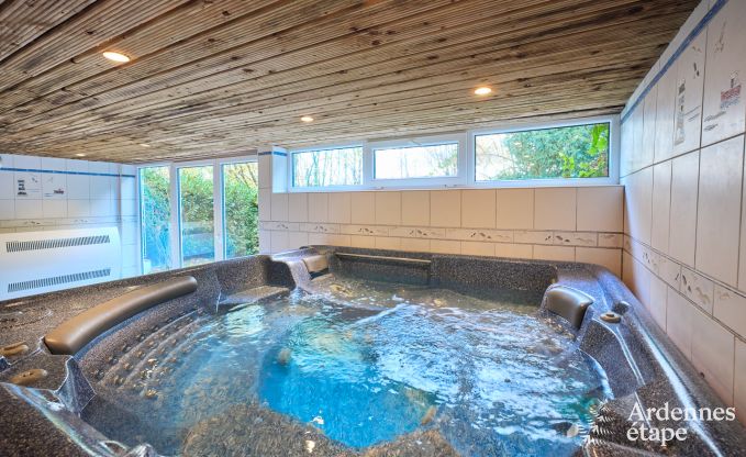 Zeer luxueuze villa voor 15 personen met binnenzwembad te huur in Spa