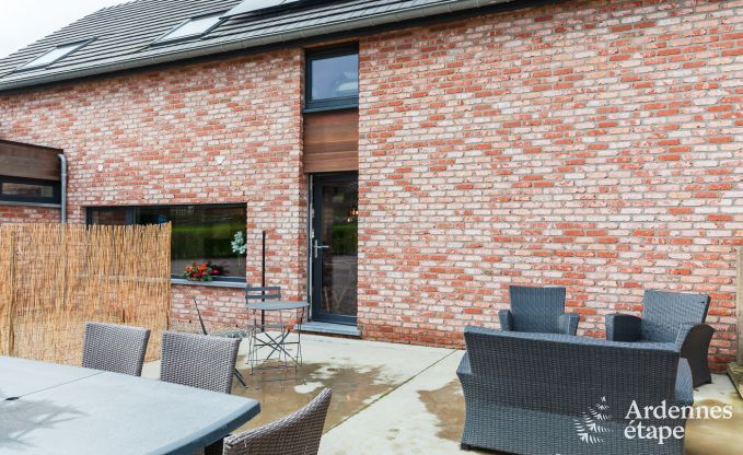 Ruime vakantiewoning voor 8 personen in Spa in de Ardennen: 4 slaapkamers, 2 badkamers en een priv�terras op 1 km van het stadscentrum.