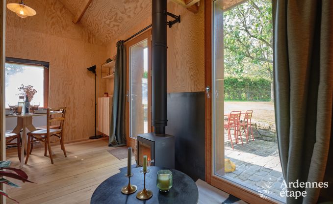 Tiny house met houtkachel en priv�tuin in Sprimont, Hoge Venen