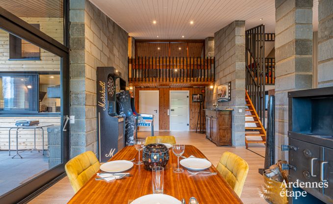 Chalet voor 4 personen in Stavelot met jacuzzi, houtkachel en privterras