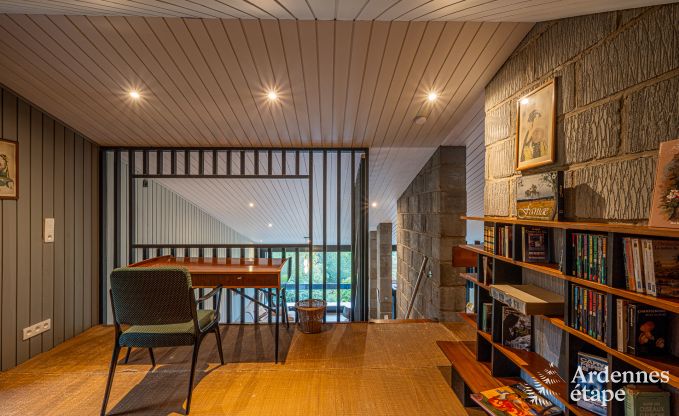 Chalet voor 4 personen in Stavelot met jacuzzi, houtkachel en privterras