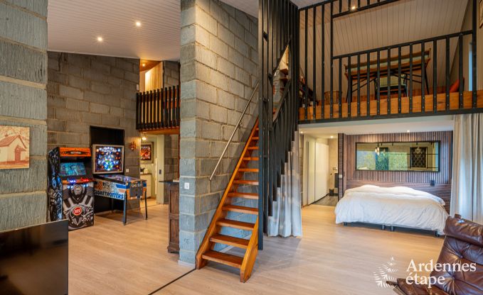 Chalet voor 4 personen in Stavelot met jacuzzi, houtkachel en privterras