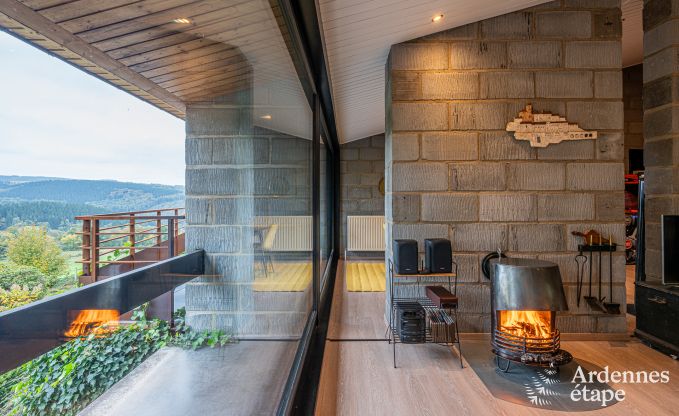 Chalet voor 4 personen in Stavelot met jacuzzi, houtkachel en privterras