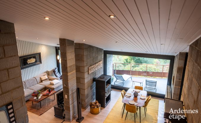 Chalet voor 4 personen in Stavelot met jacuzzi, houtkachel en privterras