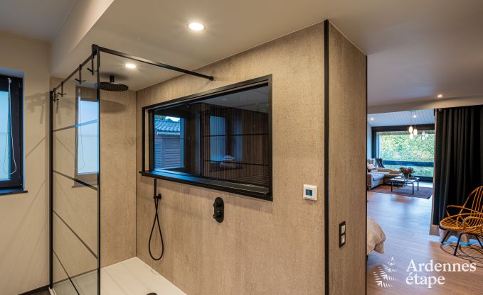 Chalet voor 4 personen in Stavelot met jacuzzi, houtkachel en privterras