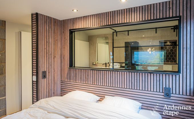 Chalet voor 4 personen in Stavelot met jacuzzi, houtkachel en privterras