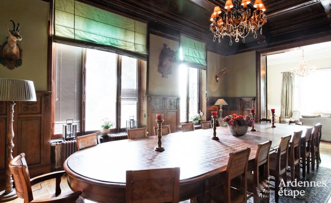 Luxekasteel in de Ardennen voor 28 personen in Stavelot met sauna, jacuzzi en speeltuin