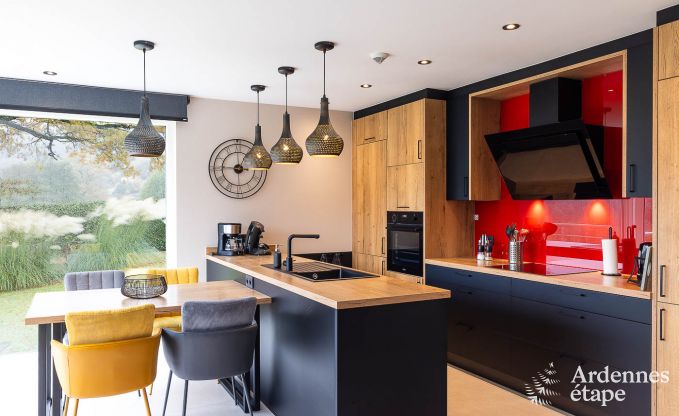 Vakantiehuis in Stavelot met jacuzzi en uitzicht voor 4 personen in de Ardennen