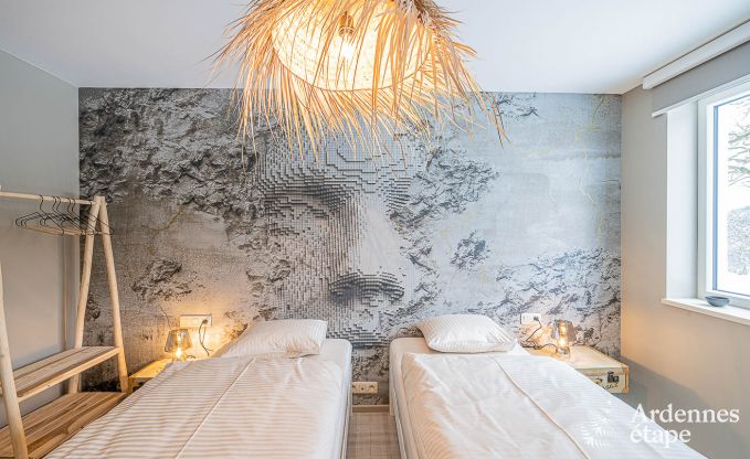 Vakantiehuis in Stavelot met jacuzzi en uitzicht voor 4 personen in de Ardennen