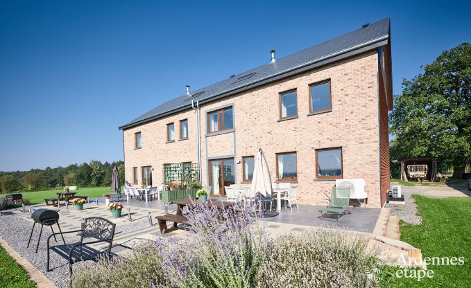 Vakantiehuis in Stavelot voor 8 personen met tuin, spelletjes en prachtig uitzicht op de Ardennen
