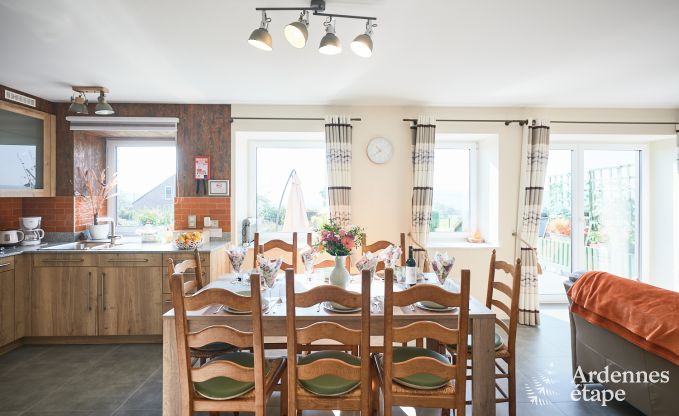 Vakantiehuis in Stavelot voor 8 personen met tuin, spelletjes en prachtig uitzicht op de Ardennen