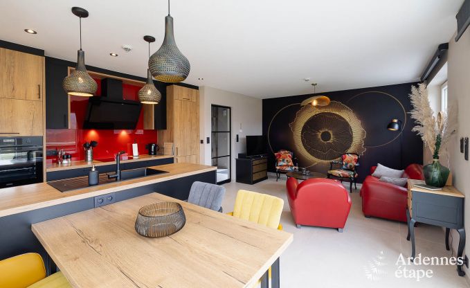 Vakantiehuis in Stavelot met jacuzzi en uitzicht voor 4 personen in de Ardennen