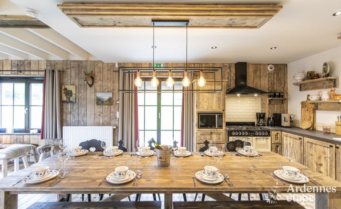 Vakantiehuis in Stavelot: verblijf in de Ardennen voor 10 personen met sauna en priv� tuin