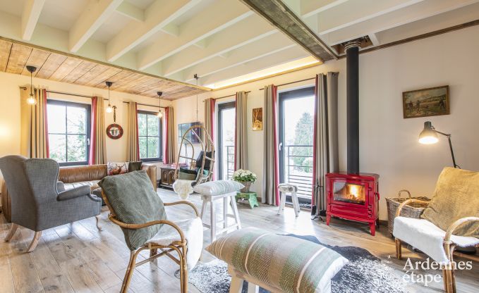 Vakantiehuis in Stavelot: verblijf in de Ardennen voor 10 personen met sauna en priv� tuin