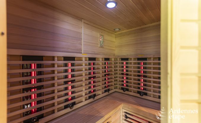 Vakantiehuis in Stavelot: verblijf in de Ardennen voor 10 personen met sauna en priv� tuin
