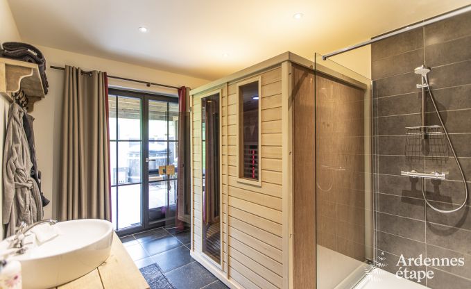 Vakantiehuis in Stavelot: verblijf in de Ardennen voor 10 personen met sauna en priv� tuin