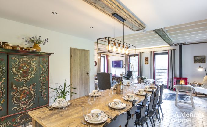 Vakantiehuis in Stavelot: verblijf in de Ardennen voor 10 personen met sauna en priv� tuin