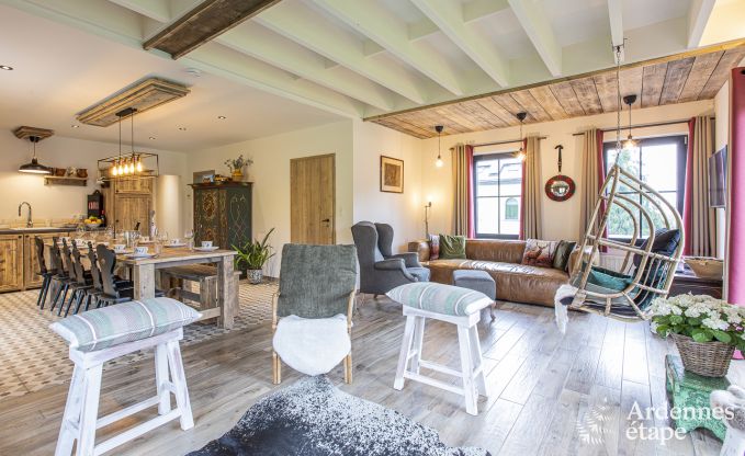 Vakantiehuis in Stavelot: verblijf in de Ardennen voor 10 personen met sauna en priv� tuin