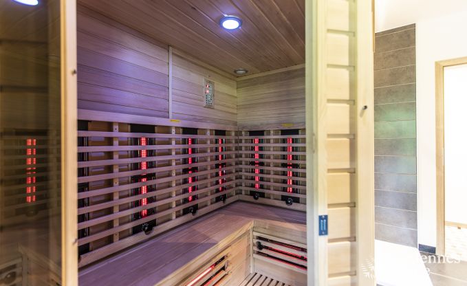 Vakantiehuis in Stavelot: verblijf in de Ardennen voor 10 personen met sauna en priv� tuin