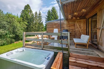 Chalet voor 2 personen in Stoumont met jacuzzi, privtuin en houtkachel