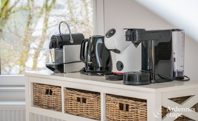 Comfortabele chalet voor 4 personen in Stoumont met 2 slaap- en badkamers outdoor jacuzzi en sauna