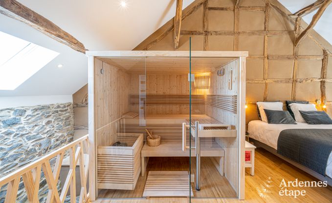 Cottage met sauna in Stoumont voor 2 in de Ardennen