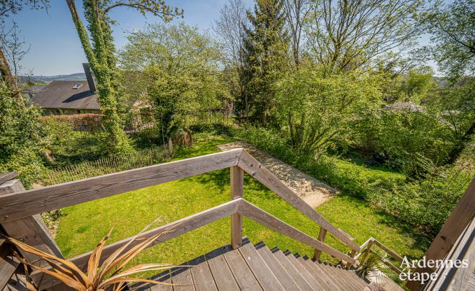 Comfortabele chalet voor 4 personen in Stoumont met 2 slaap- en badkamers outdoor jacuzzi en sauna