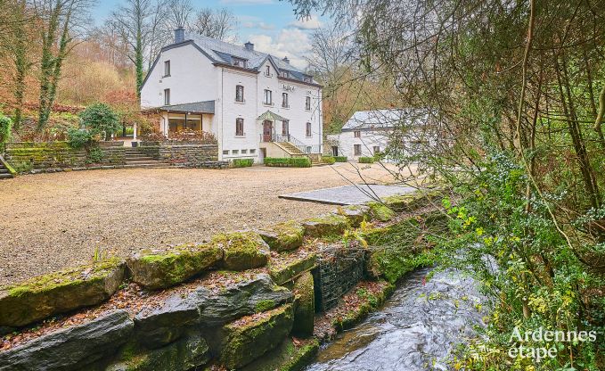 Luxueus kasteel in Tellin voor 24 personen met zwembad, sauna, jacuzzi en 10 slaapkamers