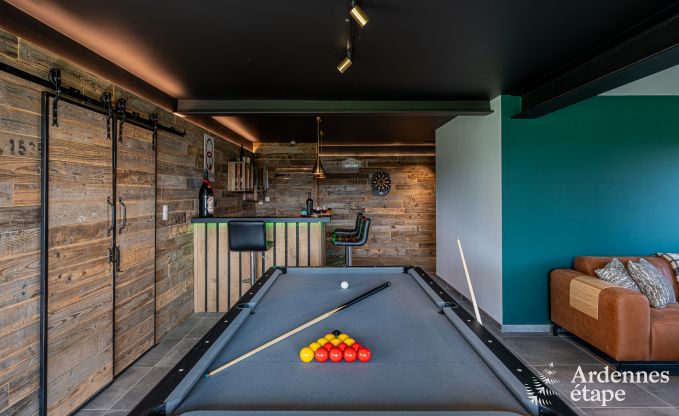 Luxe villa in Theux voor 10 personen met speelzaal, jacuzzi en nabijheid van Spa-Francorchamps