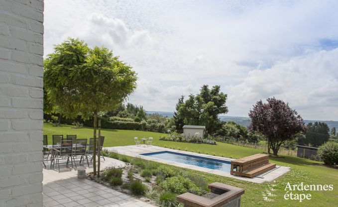 Luxevilla voor 9 personen met tuin, zwembad en wellness te huur in Theux