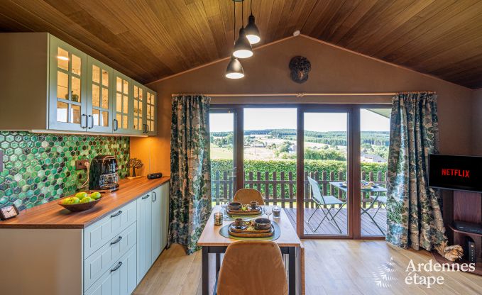 Gezellige chalet voor 2 personen in Trois-Ponts met priv�tuin