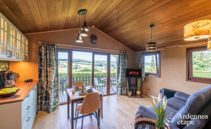 Gezellige chalet voor 2 personen in Trois-Ponts met priv�tuin