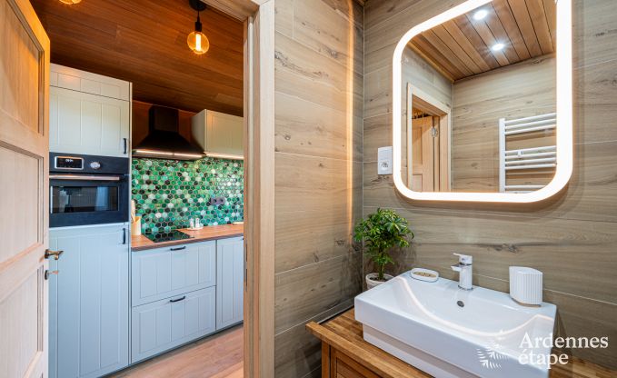 Gezellige chalet voor 2 personen in Trois-Ponts met priv�tuin