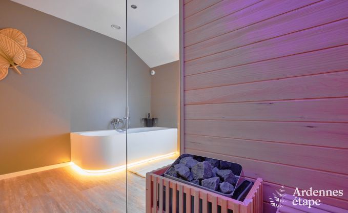 Vakantiewoning met sauna en bubbelbad in Trois-Ponts, Hoge Venen