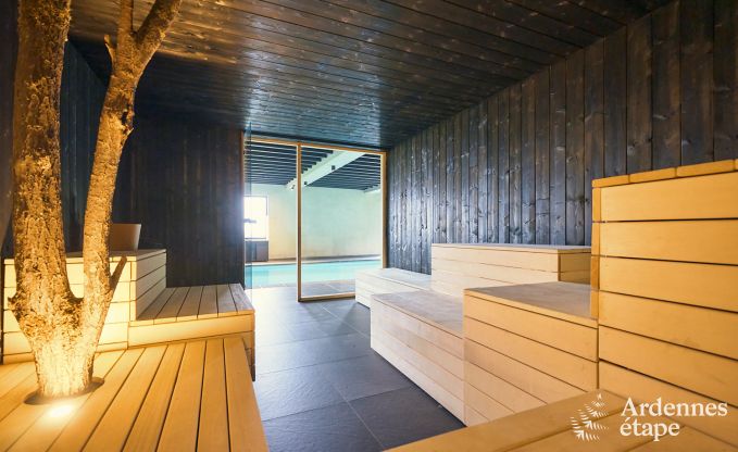 Ruime luxe vakantiewoning met binnenzwembad in Trois-Ponts, Ardennen