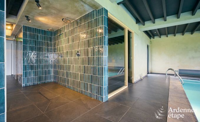 Ruime luxe vakantiewoning met binnenzwembad in Trois-Ponts, Ardennen