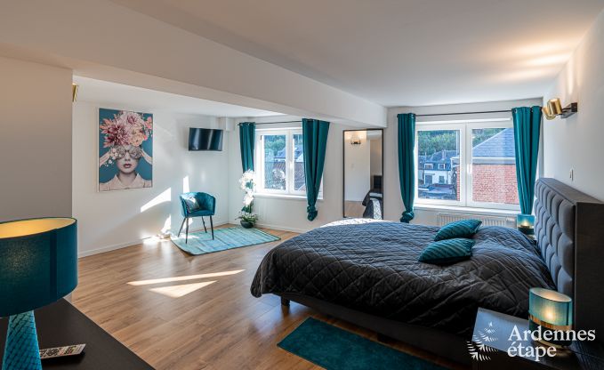 Ruime luxueuze loft in Trois-Ponts voor 5 personen met 2 slaapkamers, 2 badkamers, jacuzzi en priv�terras