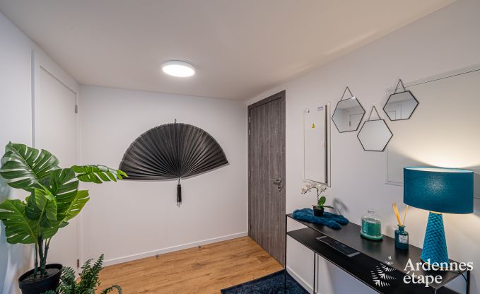 Ruime luxueuze loft in Trois-Ponts voor 5 personen met 2 slaapkamers, 2 badkamers, jacuzzi en priv�terras