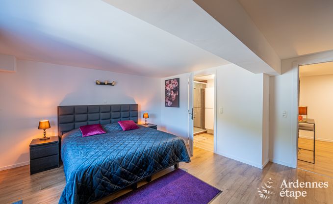 Ruime loft voor 5 personen met 2 slaapkamers, jacuzzi en priv�terras in Trois-Ponts
